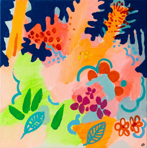 Vivid Garden von Joseph Villanueva, Malerei kaufen auf Select