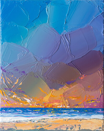 Iridescent Sky 44 von Joseph Villanueva, Malerei kaufen auf Select