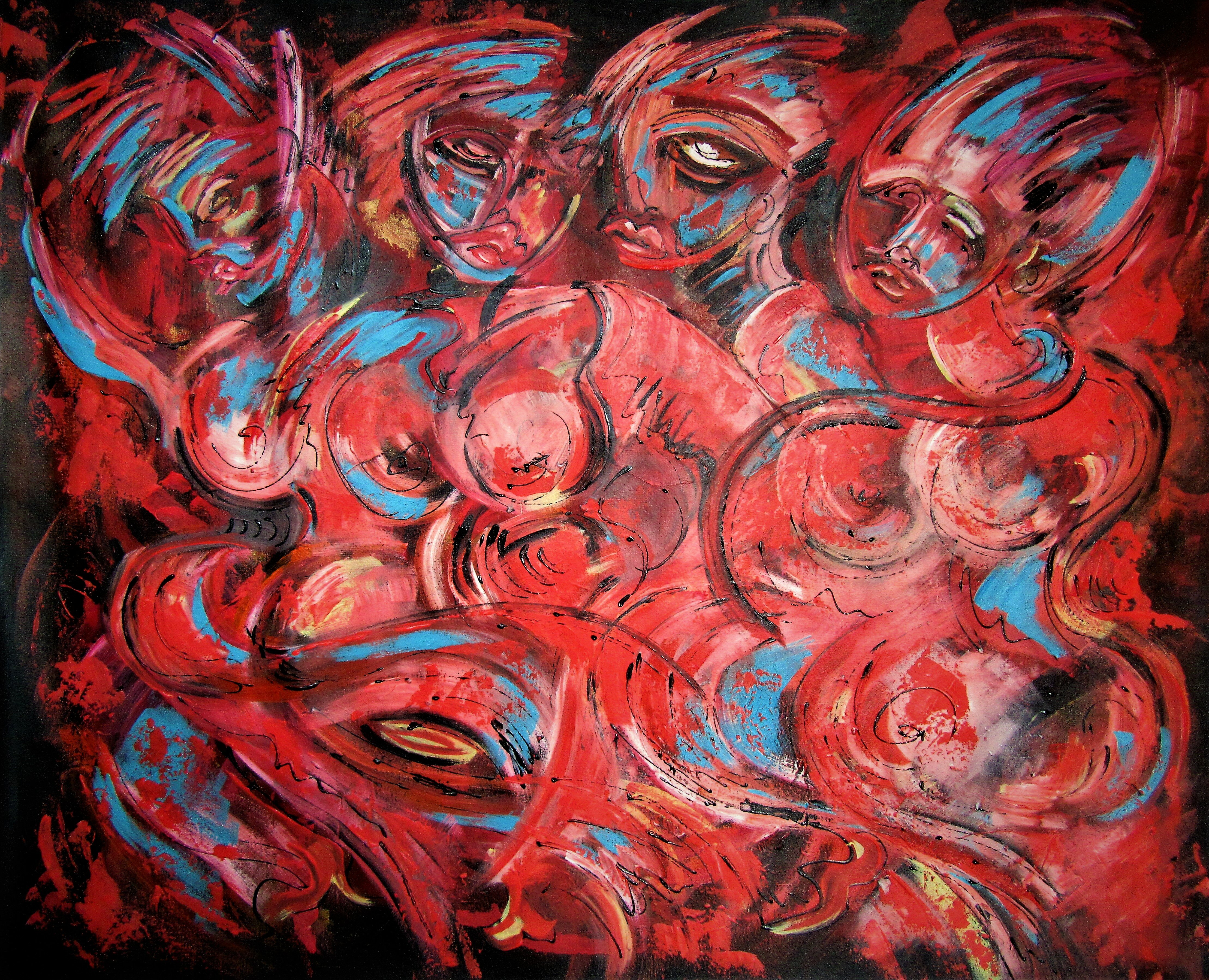 Flamenco  in Red