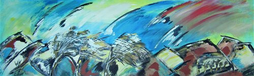 Storm Over the Land by Irma Engelbrecht, Painting for Sale on Select