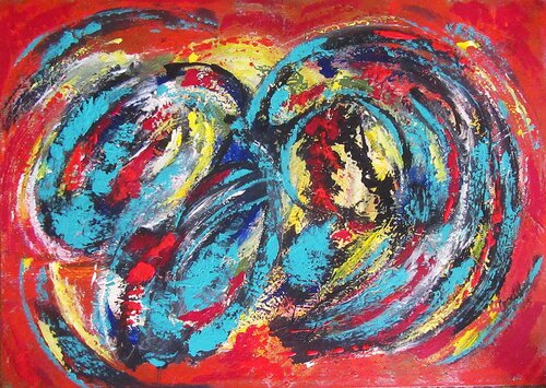 Emotional Hurricane by Irma Engelbrecht, Painting for Sale on Select