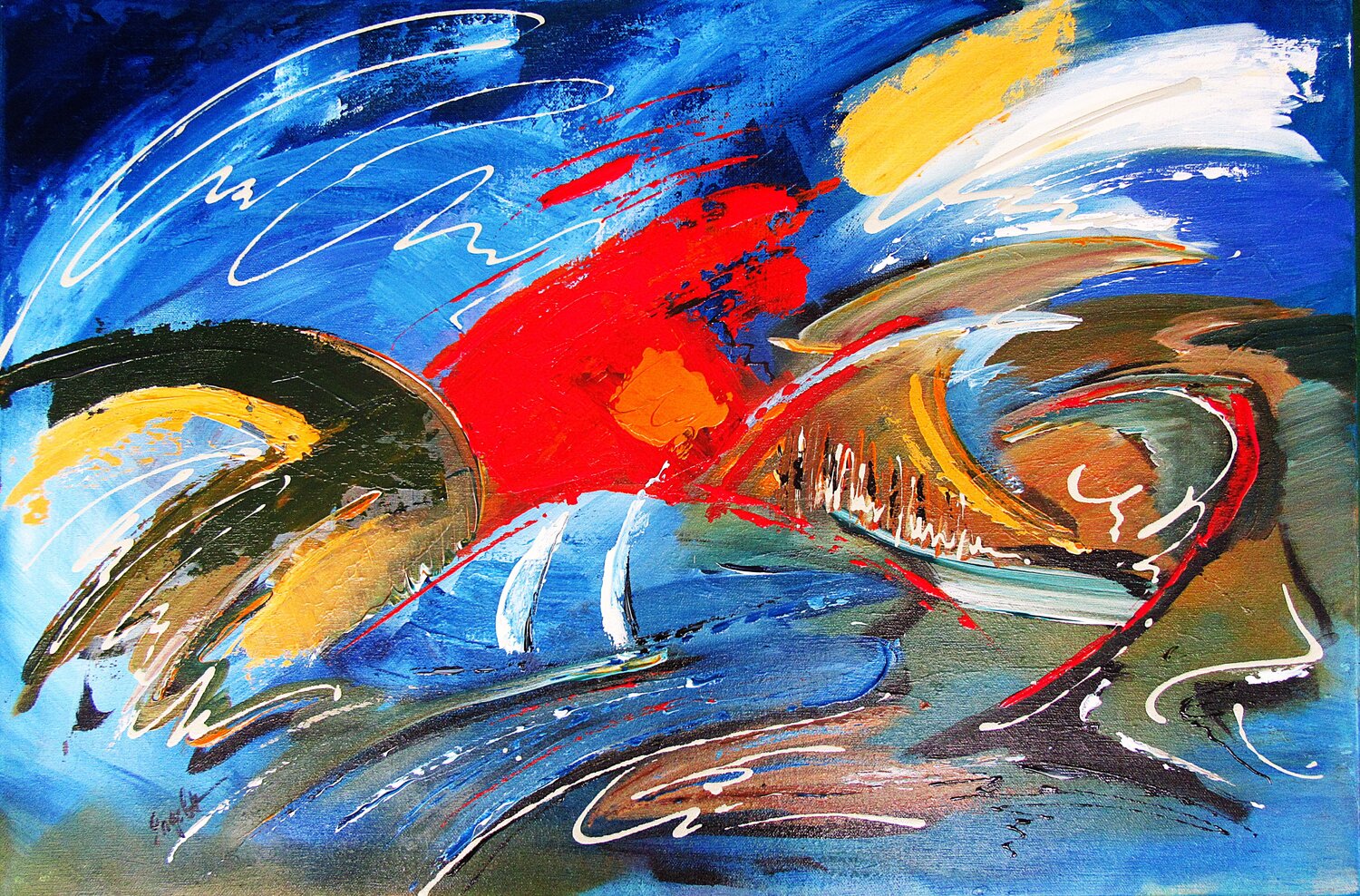 Autumn has arrived Irma Engelbrecht Original painting for sale