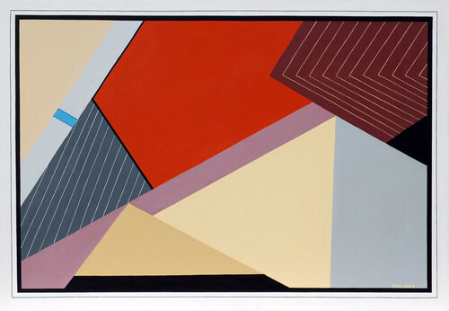 Small Blue Rectangle by Steve White, Painting for Sale on Select
