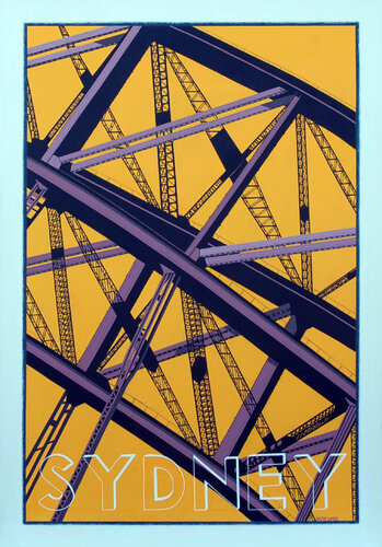 Sydney Harbour Bridge by Steve White, Painting for Sale on Select