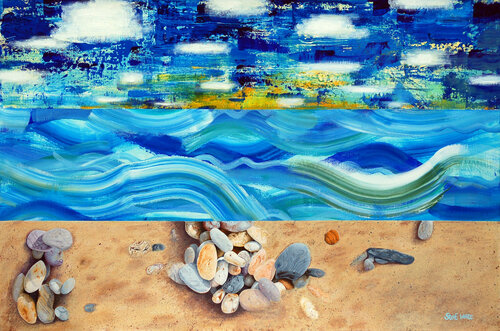 Sky. Sea. Scr. by Steve White, Painting for Sale on Select