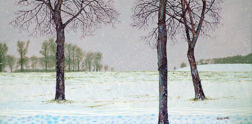 Purple Snow by Steve White, Painting for Sale on Select