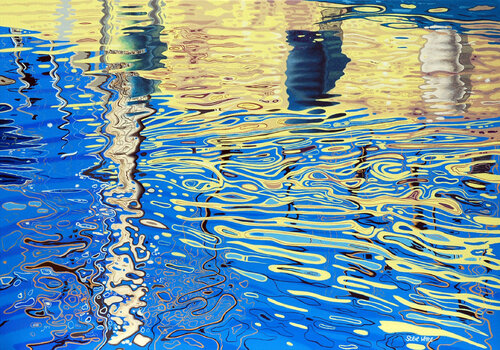 Reflections By Numbers by Steve White, Painting for Sale on Select