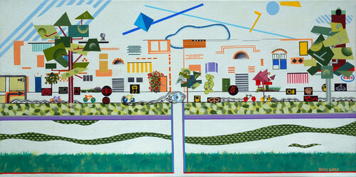 Valkenboskade(minimum) by Steve White, Painting for Sale on Select