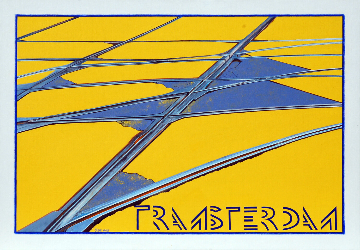 Tramsterdam Steve White Original painting for sale