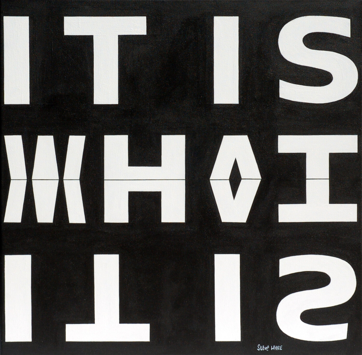 It Is What It Is Steve White Original painting for sale