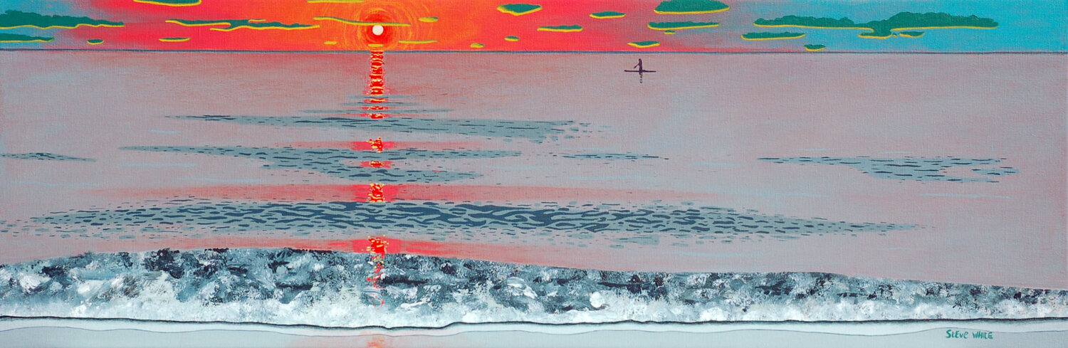 Seaset Steve White Original painting for sale