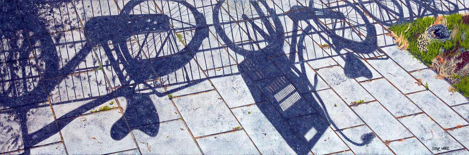 Valkenboskade (shadow) Steve White Original painting for sale