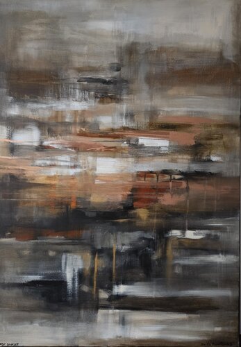Arabic Sunset by Egle Karlonaite, Painting for Sale on Select