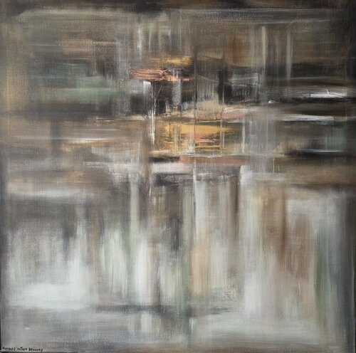 Calm Forest Colors by Egle Karlonaite, Painting for Sale on Select