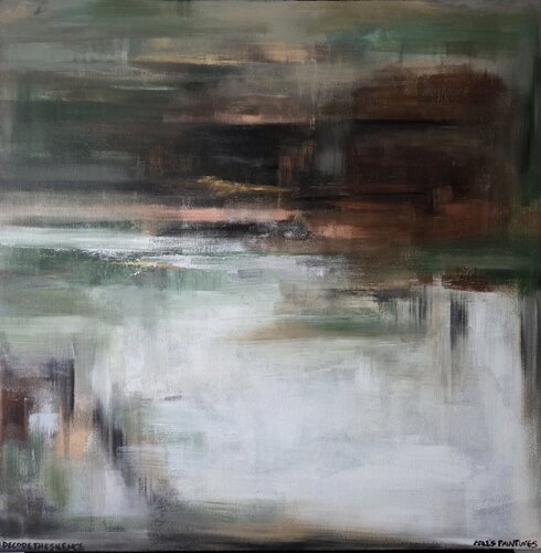 I Decode The Silence by Egle Karlonaite, Painting for Sale on Select