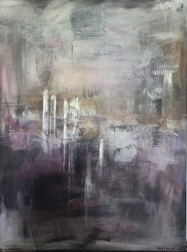 Pink Dreams by Egle Karlonaite, Painting for Sale on Select