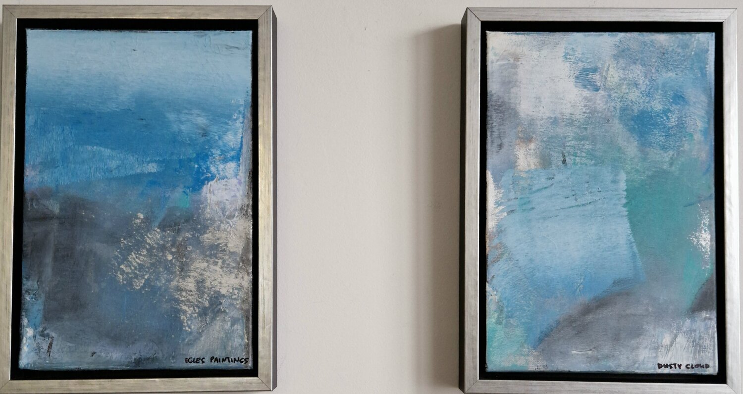 Dusty Cloud Egle Karlonaite Original painting for sale