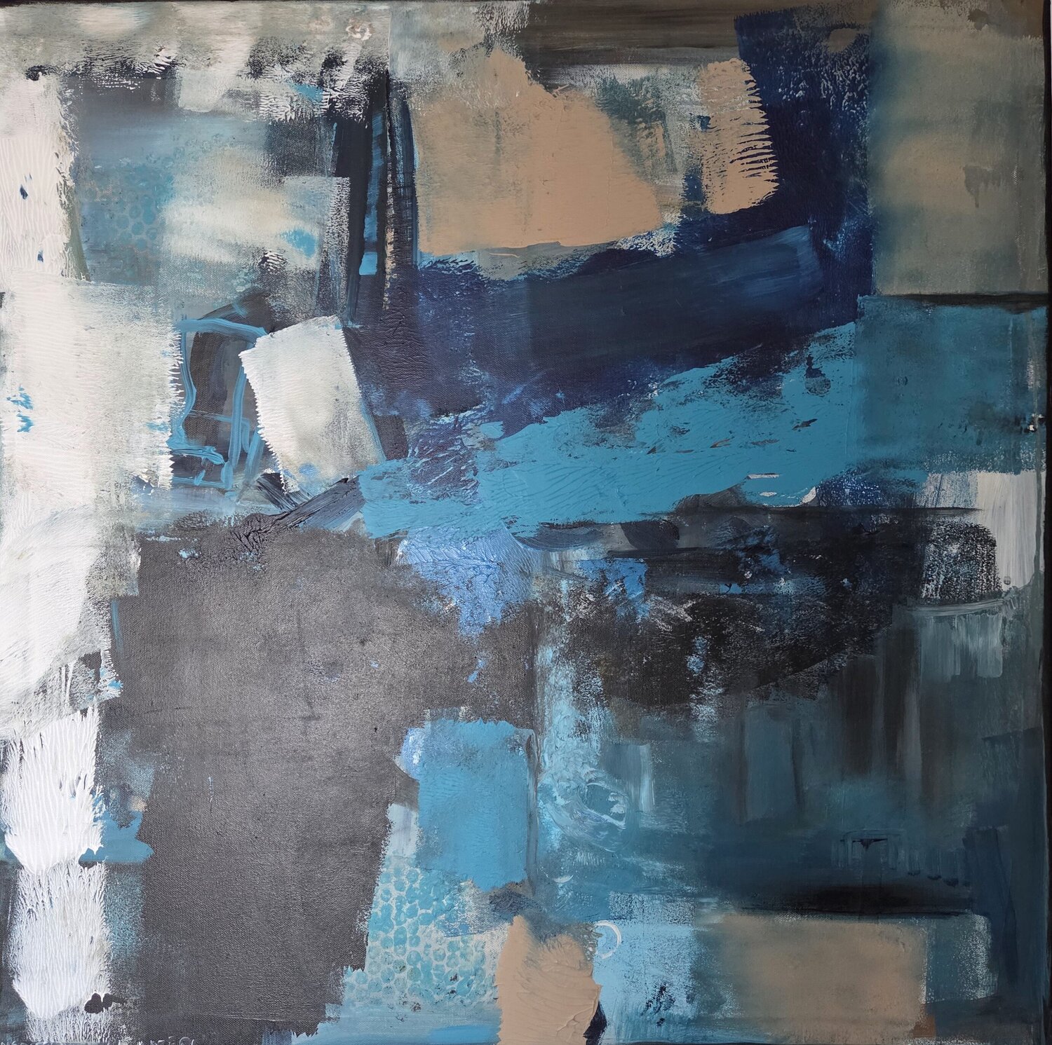 Mediterranean Waters Egle Karlonaite Original painting for sale