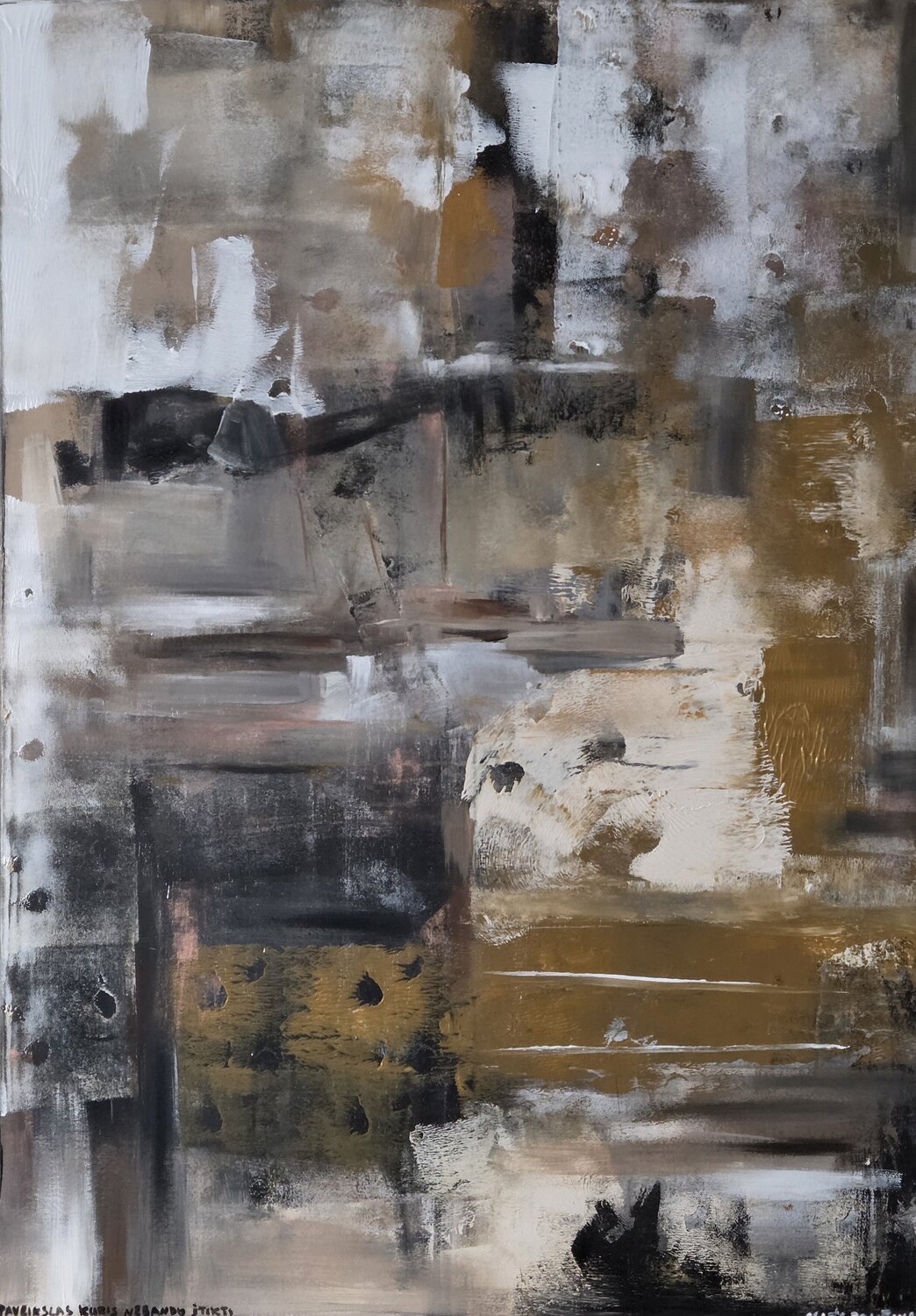 Painting That Doesn't Try To Fit Egle Karlonaite Original painting for sale