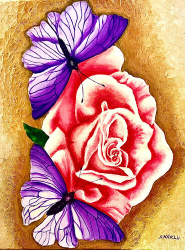 The Rose by Andy Hollimon, Painting for Sale on Select