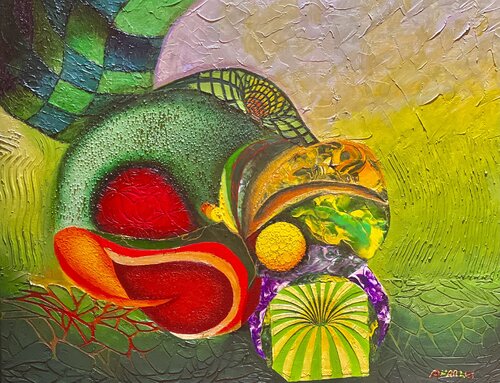 Sleng Teng by Andy Hollimon, Painting for Sale on Select