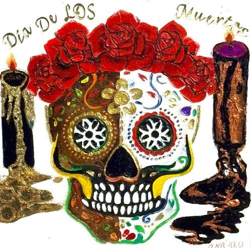 Dias De Los Muertos by Andy Hollimon, Painting for Sale on Select