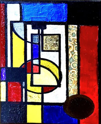 Linear Geo by Andy Hollimon, Painting for Sale on Select