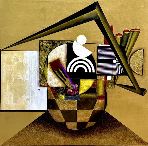 COSMOPOLITAN 2 by Andy Hollimon, Painting for Sale on Select