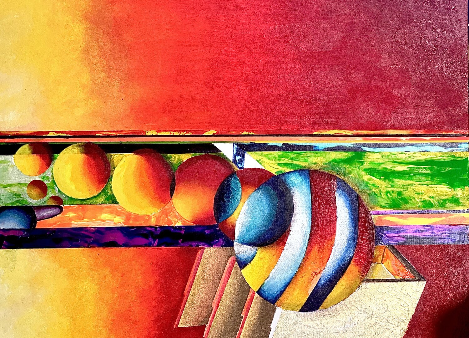 Parallel Universe Andy Hollimon Original painting for sale