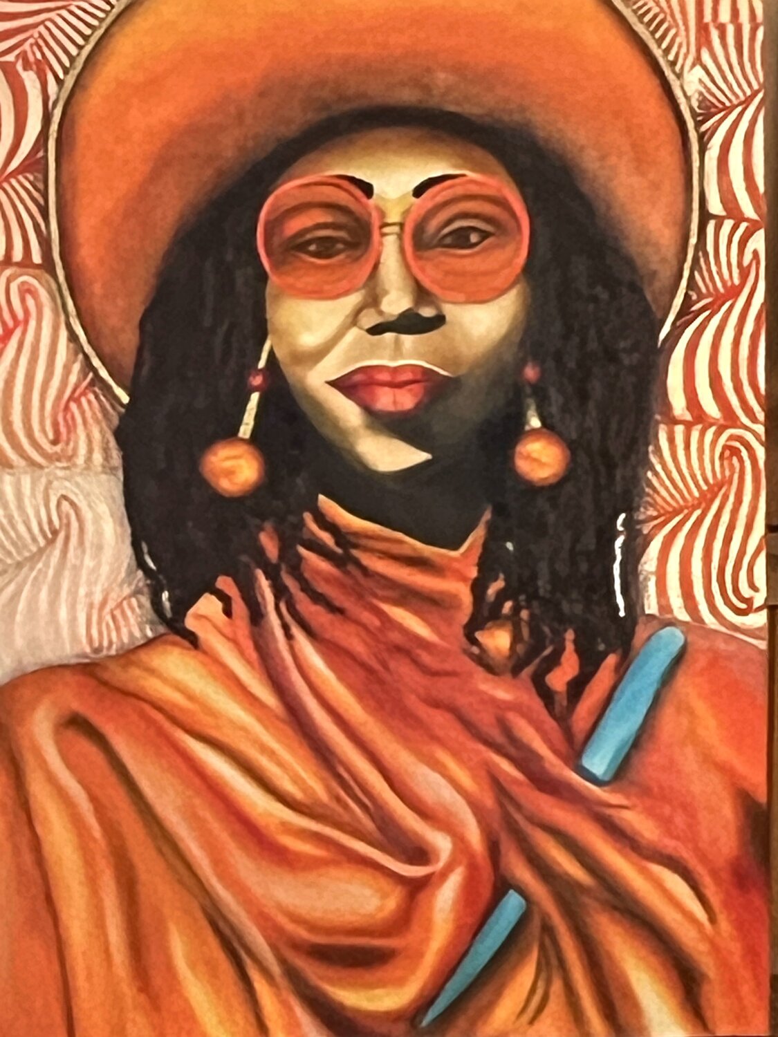NUBIAN 14 St. Louis CHIC Paulina Andy Hollimon Original painting for sale