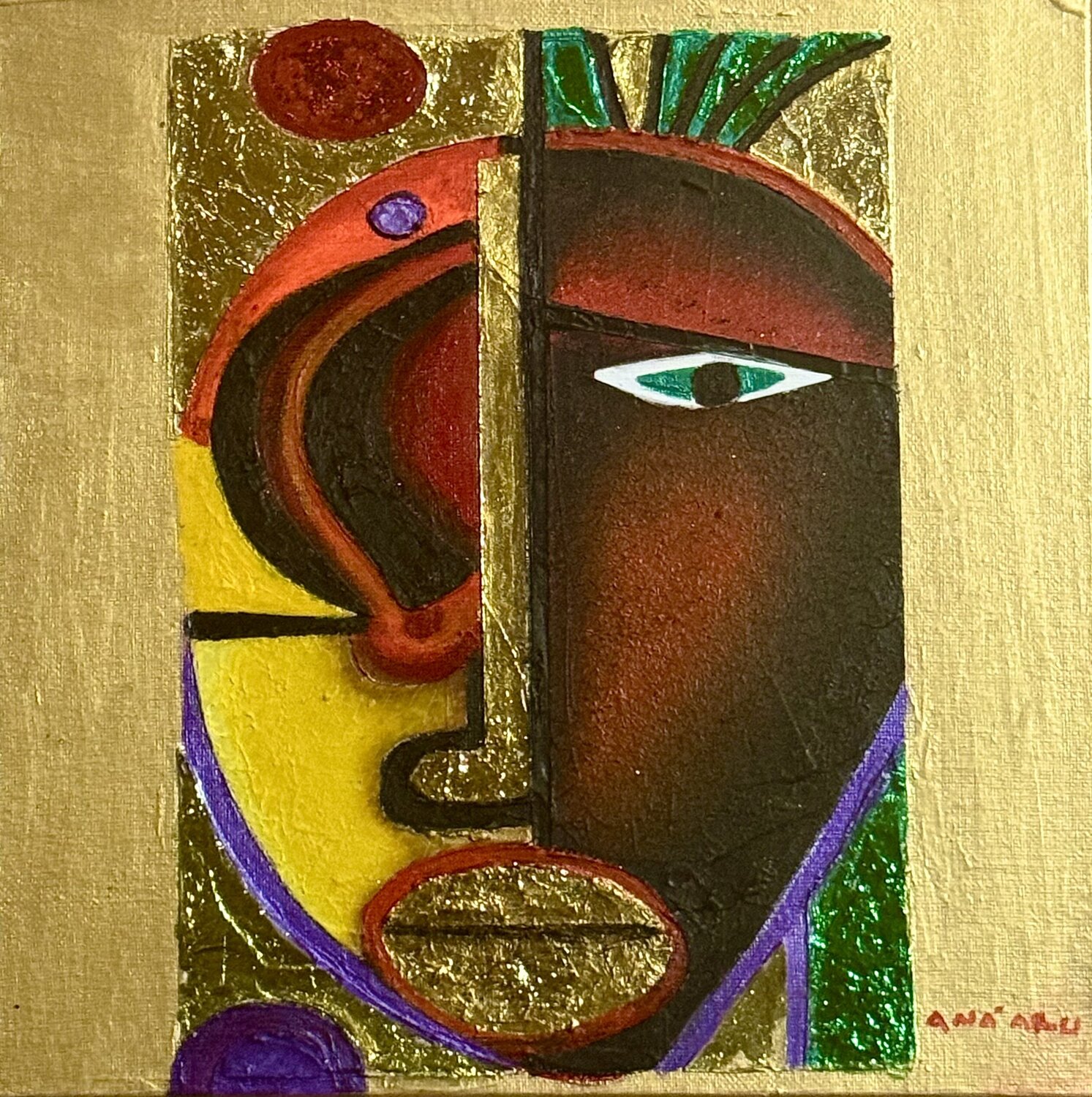 Half-Eye Jack Andy Hollimon Original painting for sale