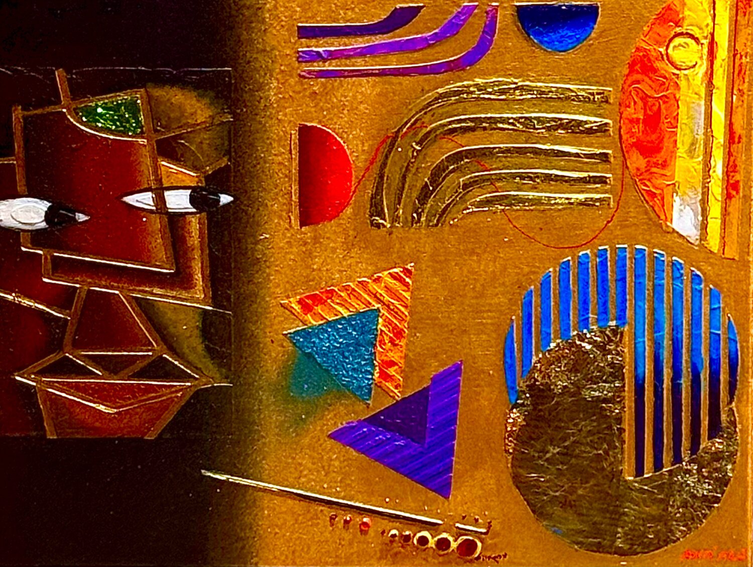 W.A.T.C.H. (Why are they  concentrated here) Andy Hollimon Original painting for sale
