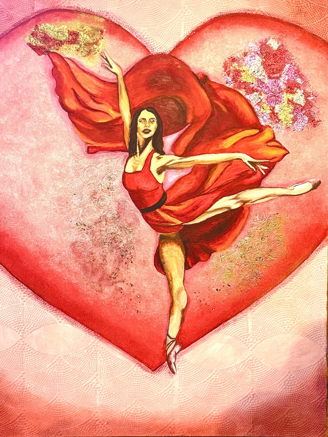 Misty Copeland   Beauty , Excellence , Love Andy Hollimon Original painting for sale