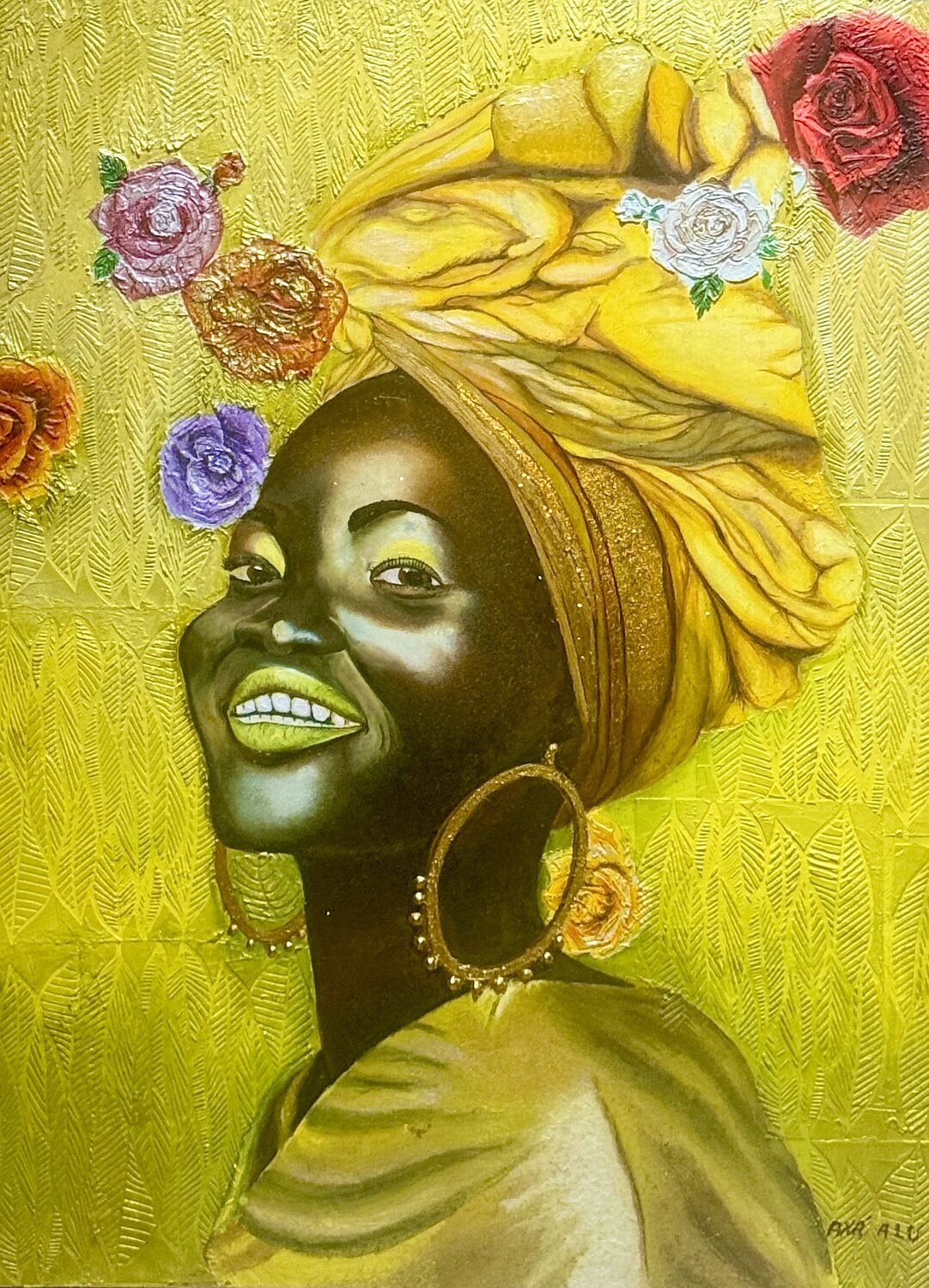 Njano Joy Andy Hollimon Original painting for sale