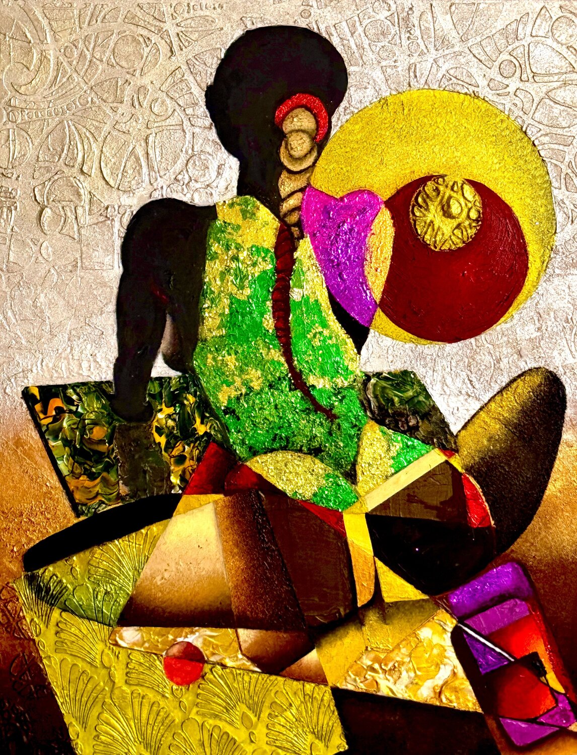 Transcendental Yoga Andy Hollimon Original painting for sale