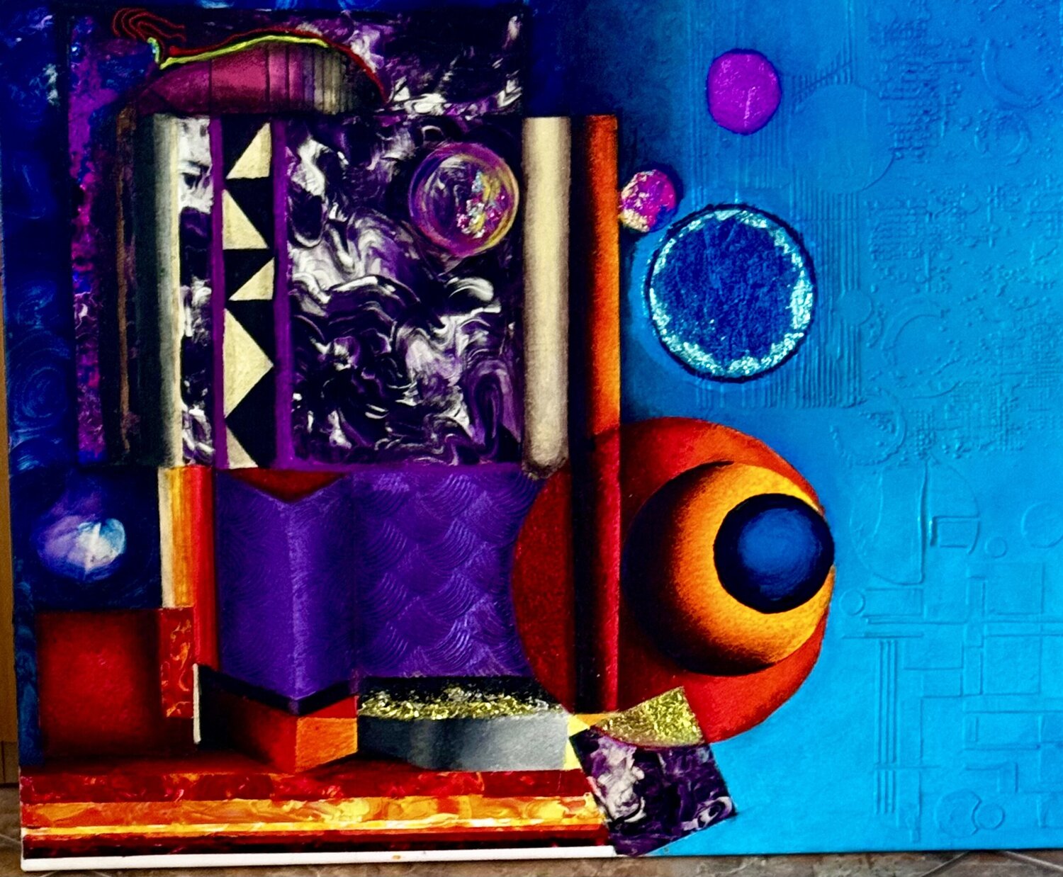 PERSPECTIVE Andy Hollimon Original painting for sale