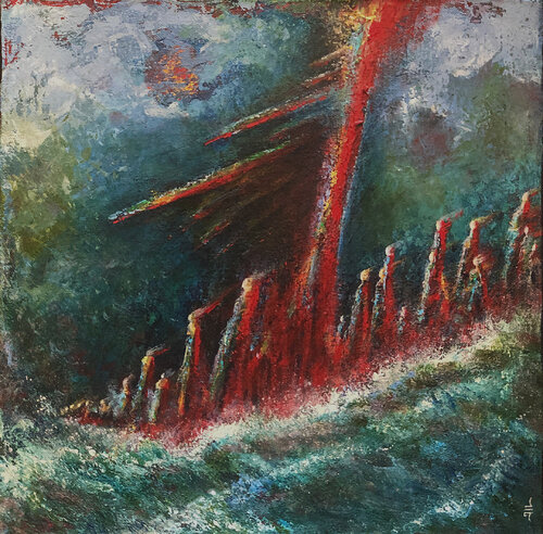 EMBRUNS by Jean-Luc Lacroix, Painting for Sale on Select