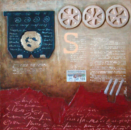 Sacamots T08 by Jean-Luc Lacroix, Painting for Sale on Select