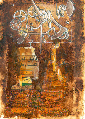 CARILLON 1 (Série des Rouages) by Jean-Luc Lacroix, Drawing for Sale on Select
