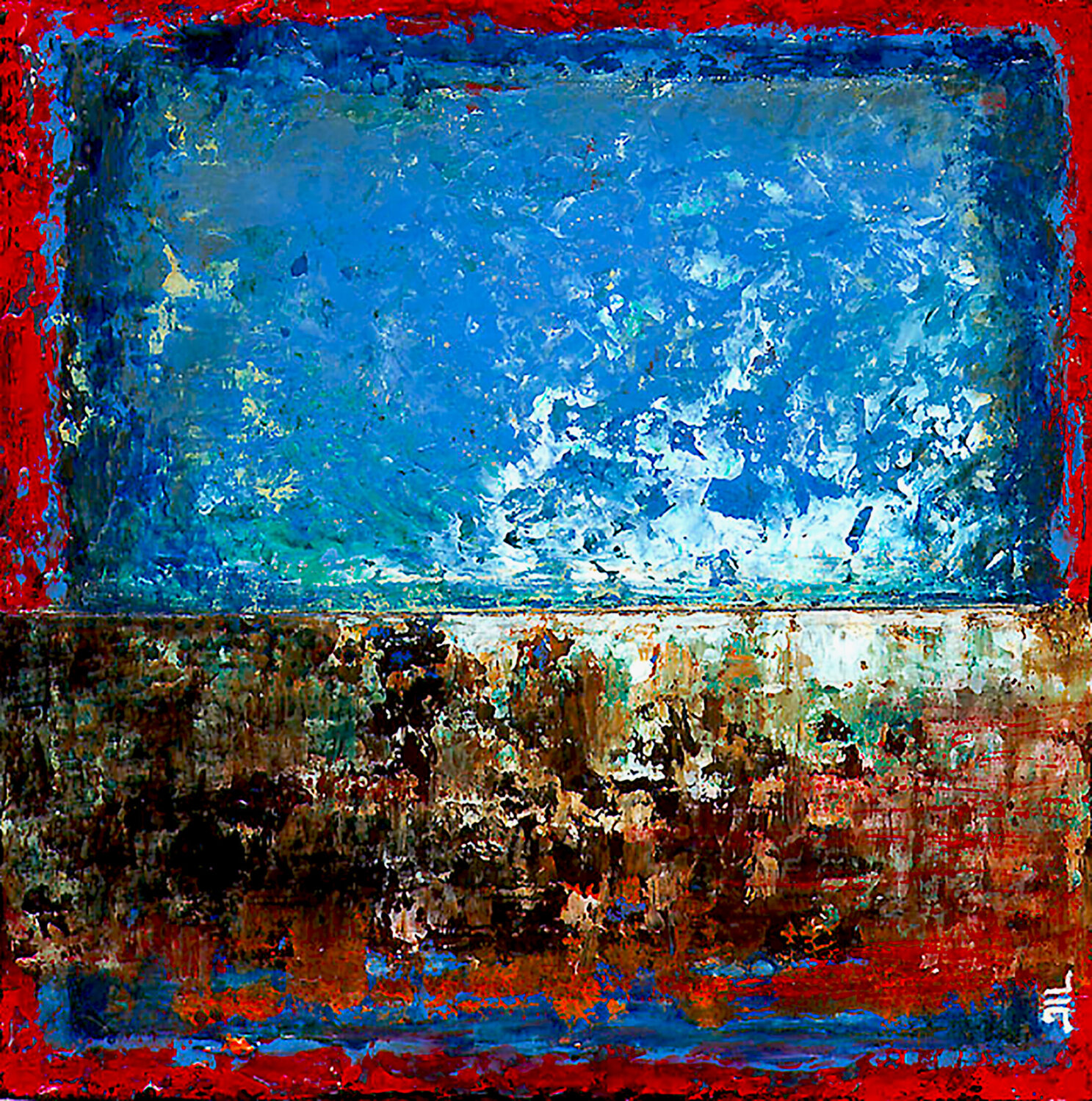 NUAGEUX Jean-Luc Lacroix Original painting for sale