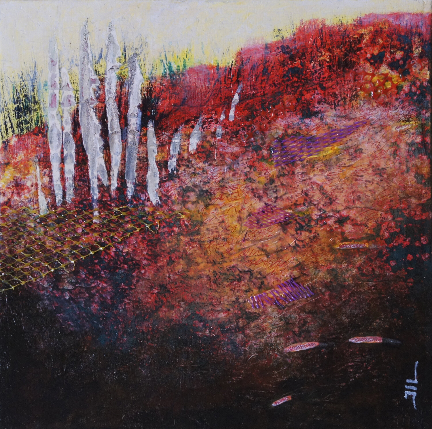 Freescape Jean-Luc Lacroix Original painting for sale