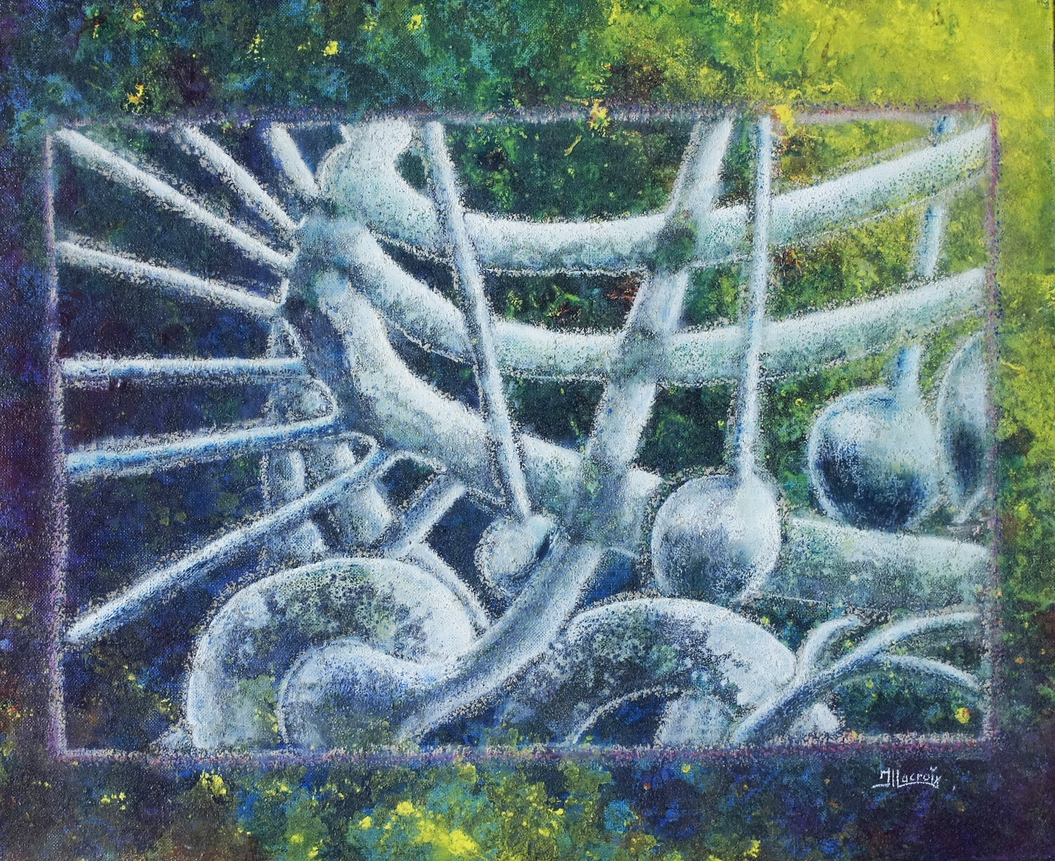Souche II "PAYSAGE" Jean-Luc Lacroix Original painting for sale