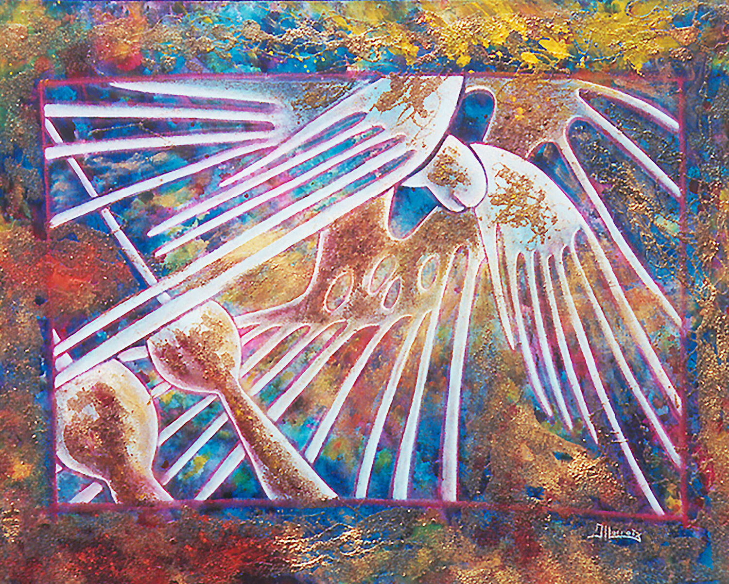 Souche 40 Jean-Luc Lacroix Original painting for sale