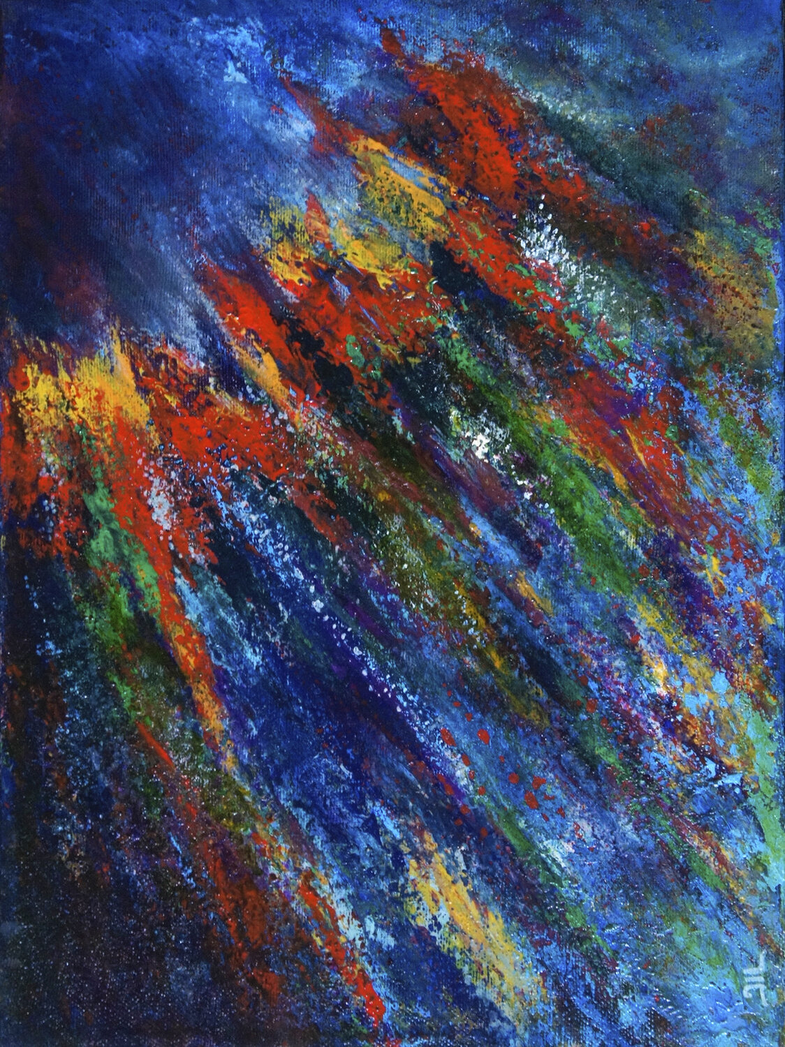 VERTIGE Jean-Luc Lacroix Original painting for sale