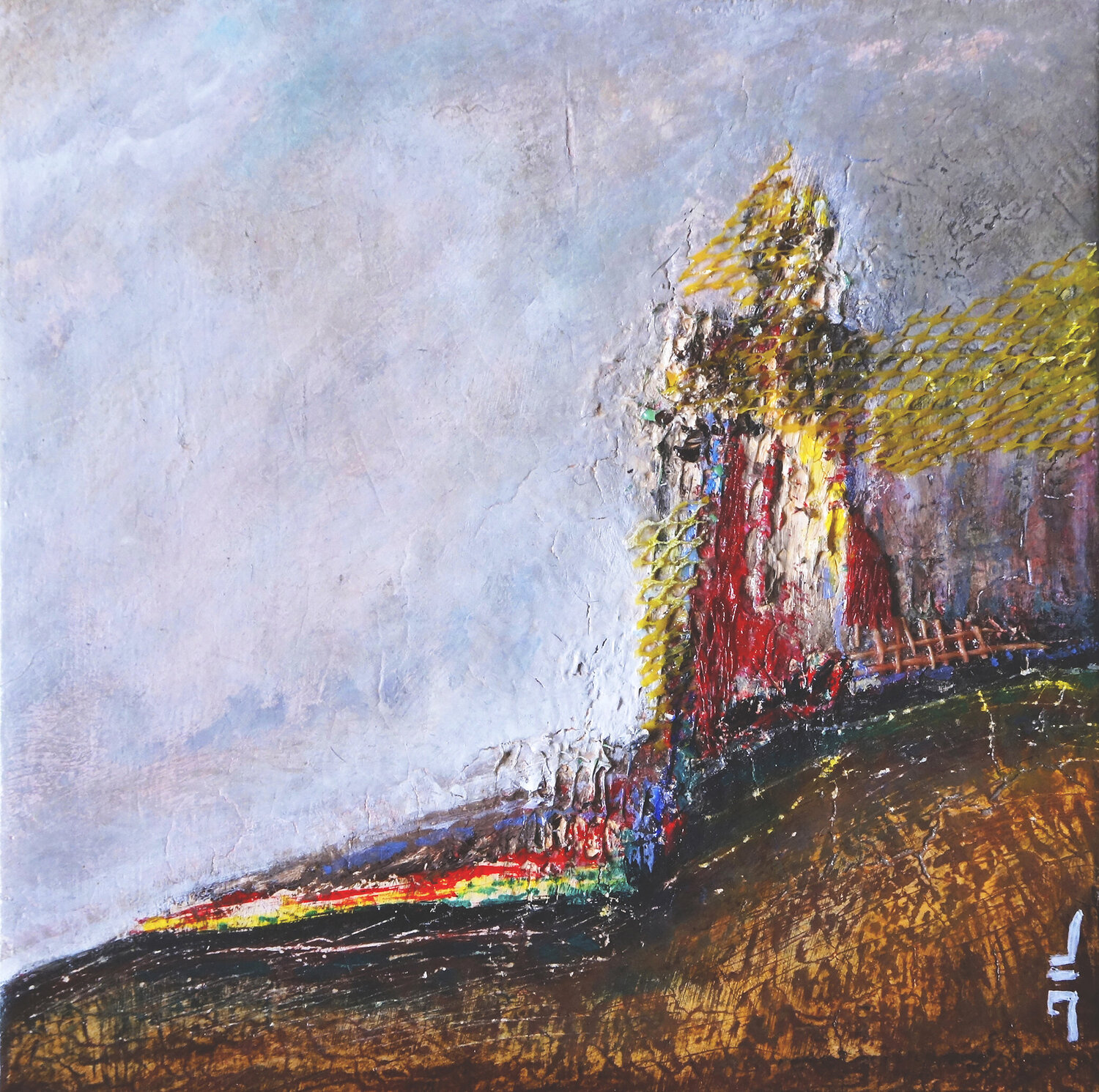 Sentinelle Jean-Luc Lacroix Original painting for sale