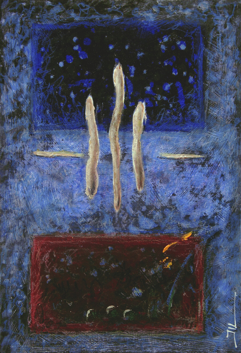 Evolution, 20x30 Jean-Luc Lacroix Original painting for sale