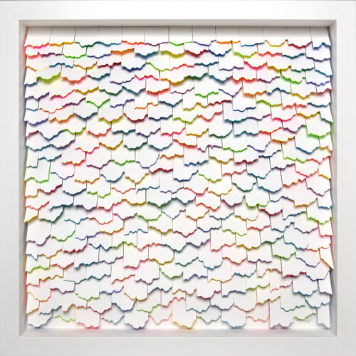 Colorful Cascade by Olga Skorokhod, Sculpture for Sale on Select