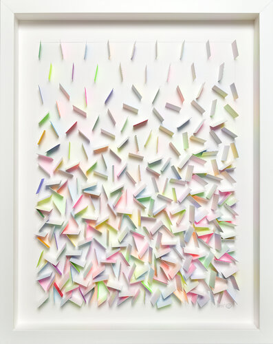 Colorful Rain - 08 by Olga Skorokhod, Sculpture for Sale on Select