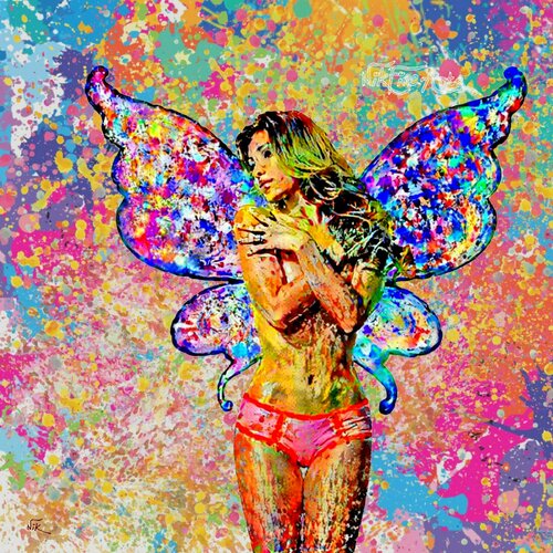 MODERN FAIRY by Nik Tod, Painting for Sale on Select