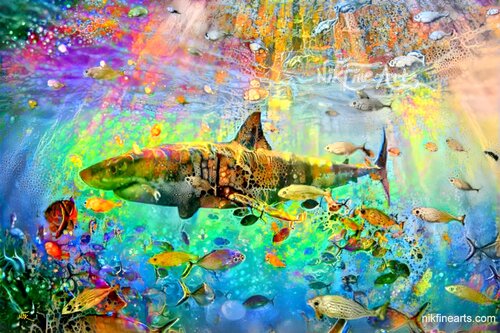 SEA HUNTER by Nik Tod, Painting for Sale on Select